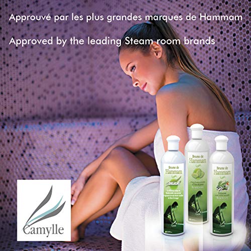 Camylle - Steam Bath Fragrance Eucalyptus/mint - Fragrances made from Essential Oils for Steam Rooms, Steam Baths, or Steam Showers - Refreshing with fresh stimulating aromas - 5000ml