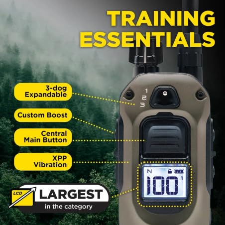 Dogtra ARC-X Kit 1 Collar de Adiestramiento para Perros | Vibración XPP Avanzada, Alcance 1,2 km, Extensible hasta 3 Perros, IPX9K, Para Perros Desde 7 kg