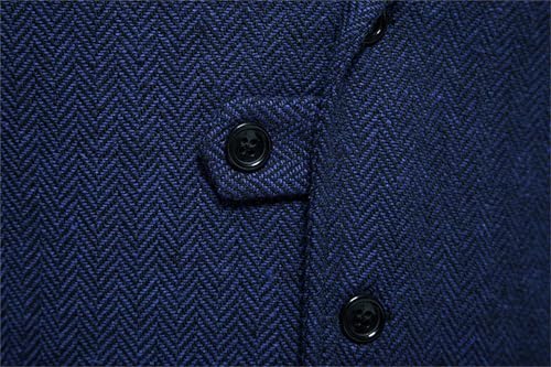 Men's Suit Vest Business Wedding Party Casual Notched Lapel Formal Suit Jacket Vest4