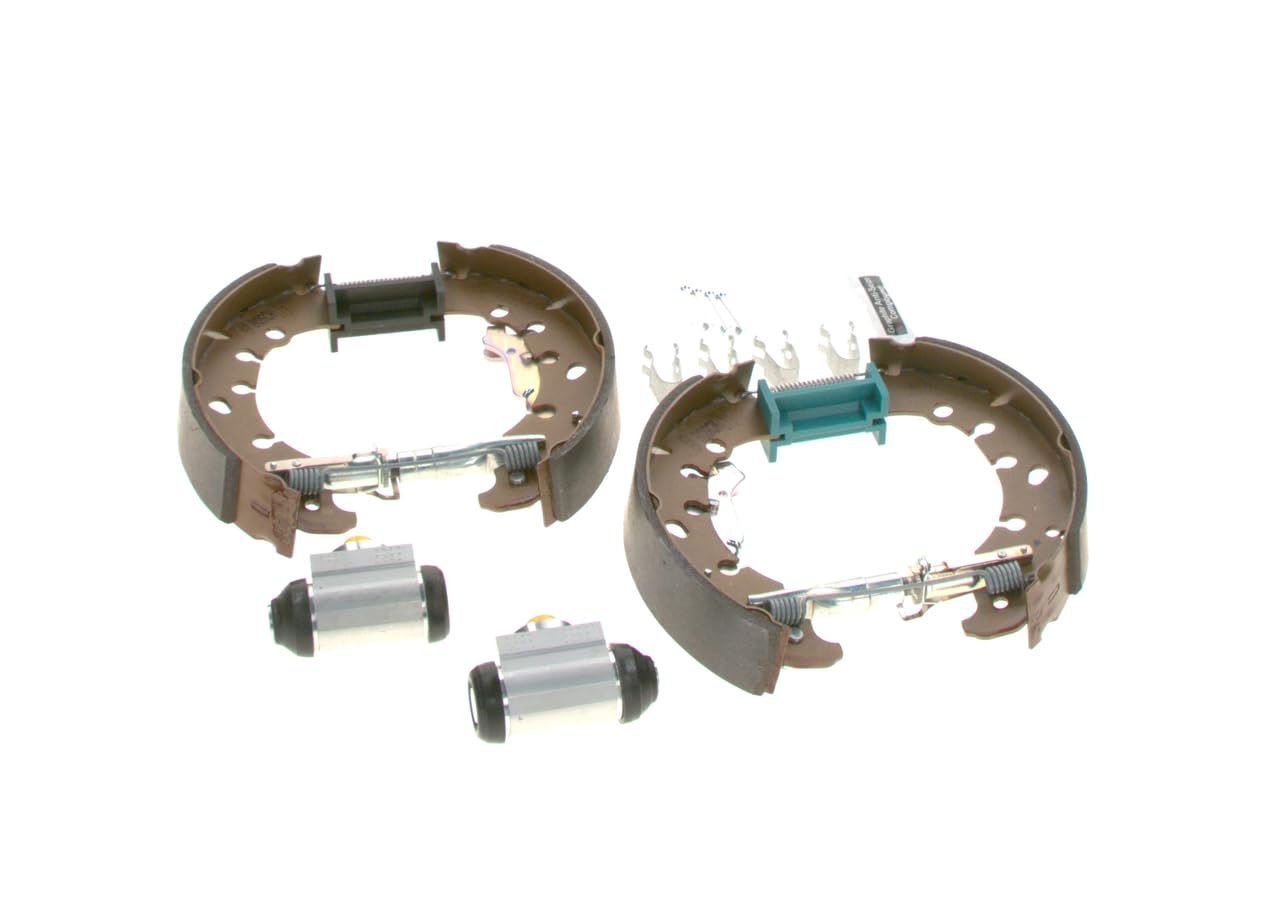 Bosch KS657 Kit Super Pro - Kit freno a tamburo posteriore - 1 set preassemblato, 2 cilindri freno a ruota, 4 ganasce freno