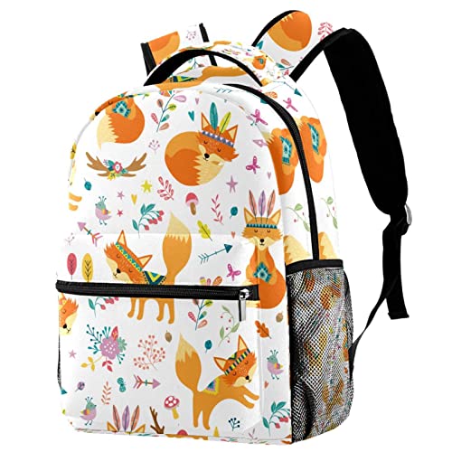 Sac à dos voyage motif ethnique avec porte-bouteille campus