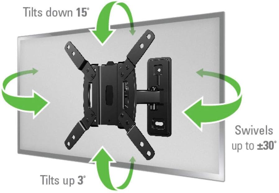 Sanus Accents Full-Motion Wall Mount for 13-32 TVS-ASF110-B1