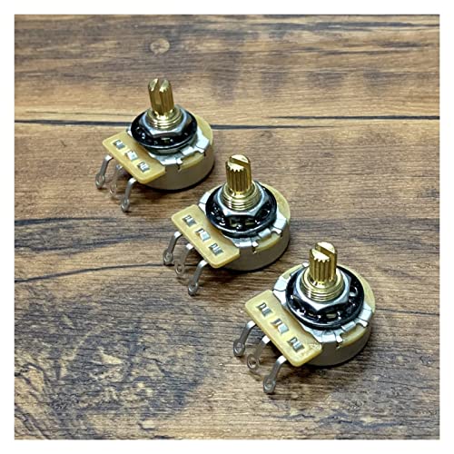 AGOUNOD Potentiomètre 1 pièce CTS 250K Potentiomètre Audio d’arbre à Arbre Fendu en Laiton, adapté à la Guitare… - Les Beatles, Paul McCartney, John Lennon, RIngo Starr, George Harrison AGOUNOD Potentiomètre 1 pièce CTS 250K Potentiomètre Audio d'arbre à Arbre Fendu en Laiton, adapté à la Guitare… – Image 4
