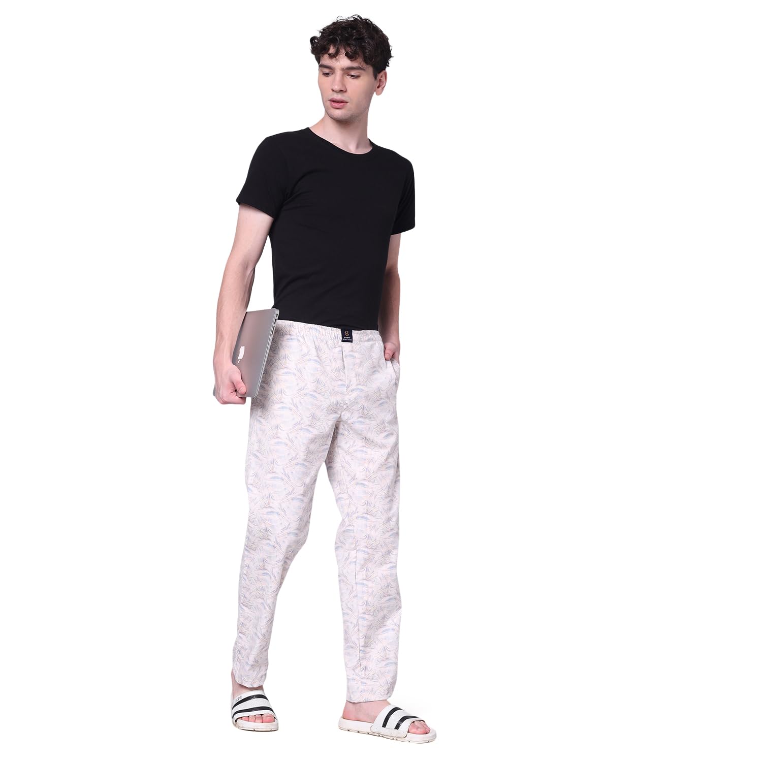 urban scottish Men's Cotton Pyjama Regular Fit with Side Pockets-picture-29