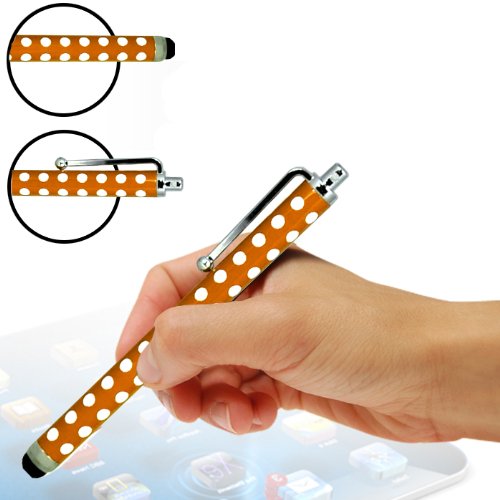 ONX3® Nokia 207 Polka Aluminium stylo capacitif de contact (Orange)
