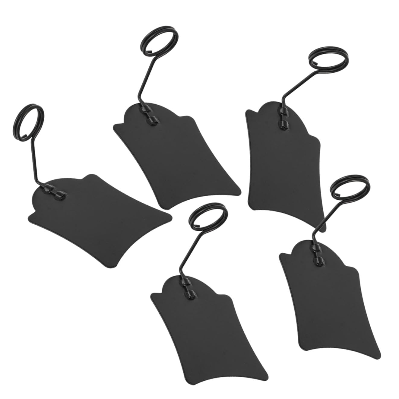 STOBOK 15pcs Metal Wire Label Clip for Supermarket Price Tag Display Reusable Grocery Clamp Holder for Bakery Accessories and Food Label Organization