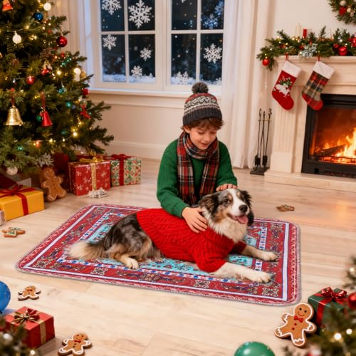 Image of Homimp Washable Pee Pads for Dogs, 2 Pack Reusable Puppy Pads Waterproof, Absorbent and Leakproof Dog Pee Pads, Non Slip Puppy Training Pads, Pet Mat for Floor, Crate, Couch, Whelping,Brown, 36 inchx36 inch