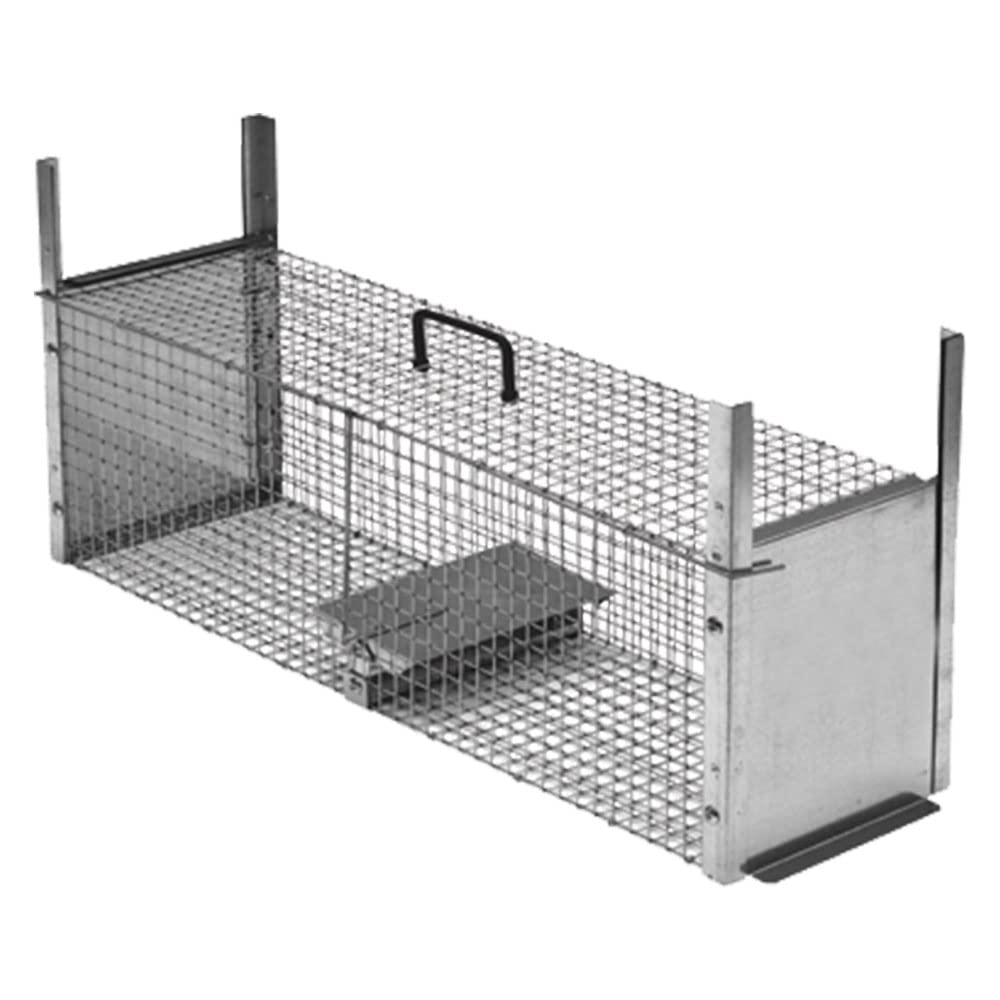 Novital - Trappola pieghevole per piccoli predatori a due entrate - cm 82 x 24 x h 26 magl. 1,9 x 1,9