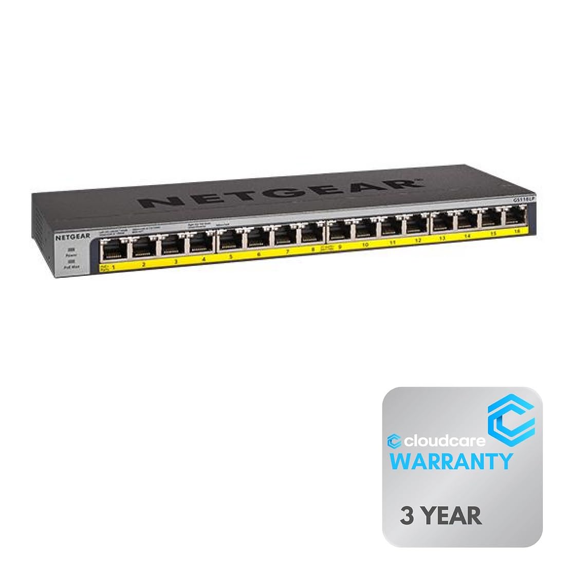 【新品未開封】 NETGEAR ギガビットアンマネージドスイッチ GS116LP Amazon.co.jp: NETGEAR GS116LP 16ポート ギガビットイーサネット アン