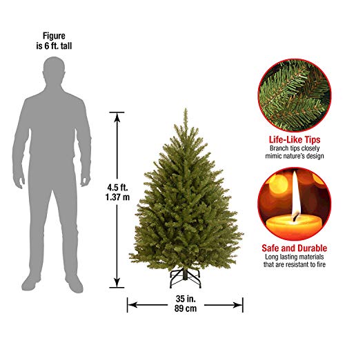 National-Tree-Company-Artificial-Mini-Christmas-Tree-Green-Dunhill-Fir-Includes-Stand-45-Feet National Tree Company Artificial Mini Christmas Tree Green Dunhill Fir Includes Stand 45 Feet