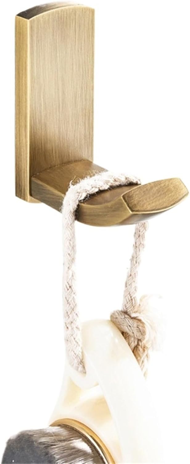 Brass Bathroom Accessories Hardware Set Toilet Paper Roll Holder Bath Towel Rail Ring Wall Mounted Robe Coat Hook(Robe Hook)