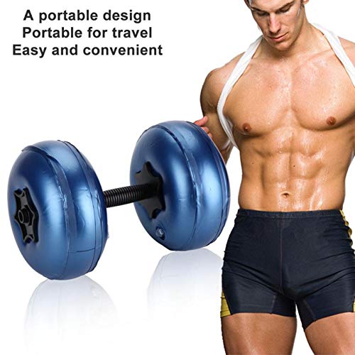 Water Dumbbell - Verstelbare Halter Met water gevulde Barbells Eco-vriendelijke Fitnessapparatuur (Blue8-10kg) - Afbeelding 4