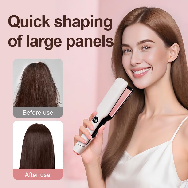 Plancha de Pelo Profesional ELOVA de 2 Pulgadas para Cabello Grueso miniatura 3