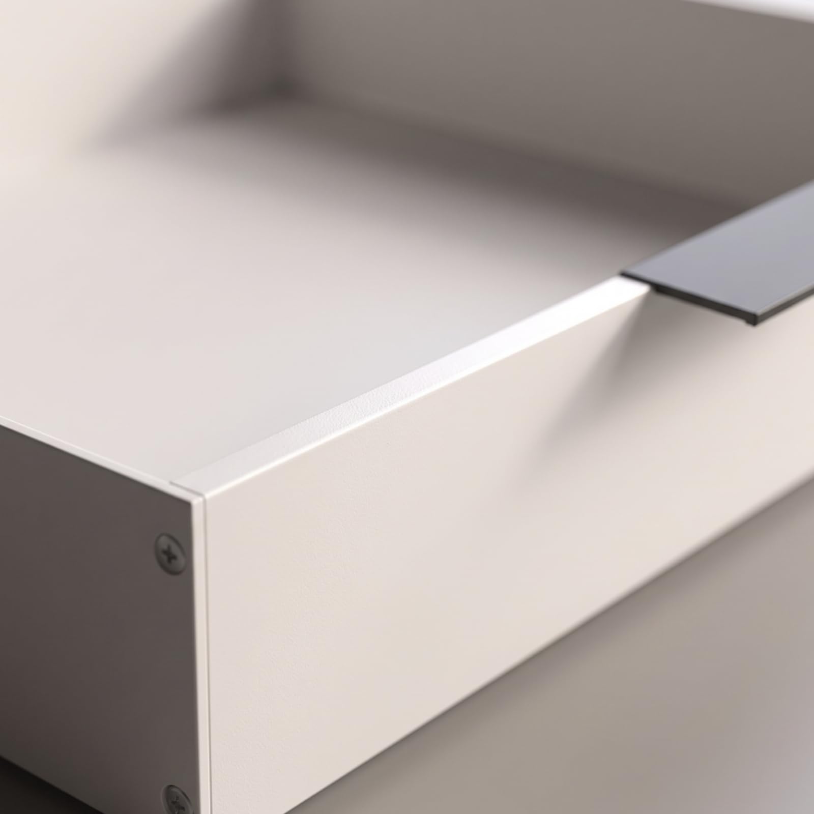 Scatole di Stoccaggio Sottoletto Pratico, Larghezza 14,2 Cm, Profondità 50 Altezza 5 Cm Con Ruote