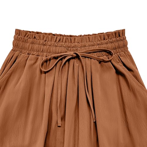 Image of Girls Maxi Skirt A-Line Uniform Skirts School Daily Skirt with Pockets, 4-13 Years