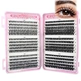 YONGYONGBUY 580 Stück Wimpernverlängerung Set, 30D–100D Gemischte Dichte, 8–16mm DIY Wimpernbüschel für Anfänger, Weiche Leichte Fasern für Natürlichen Look (Schwarz)
