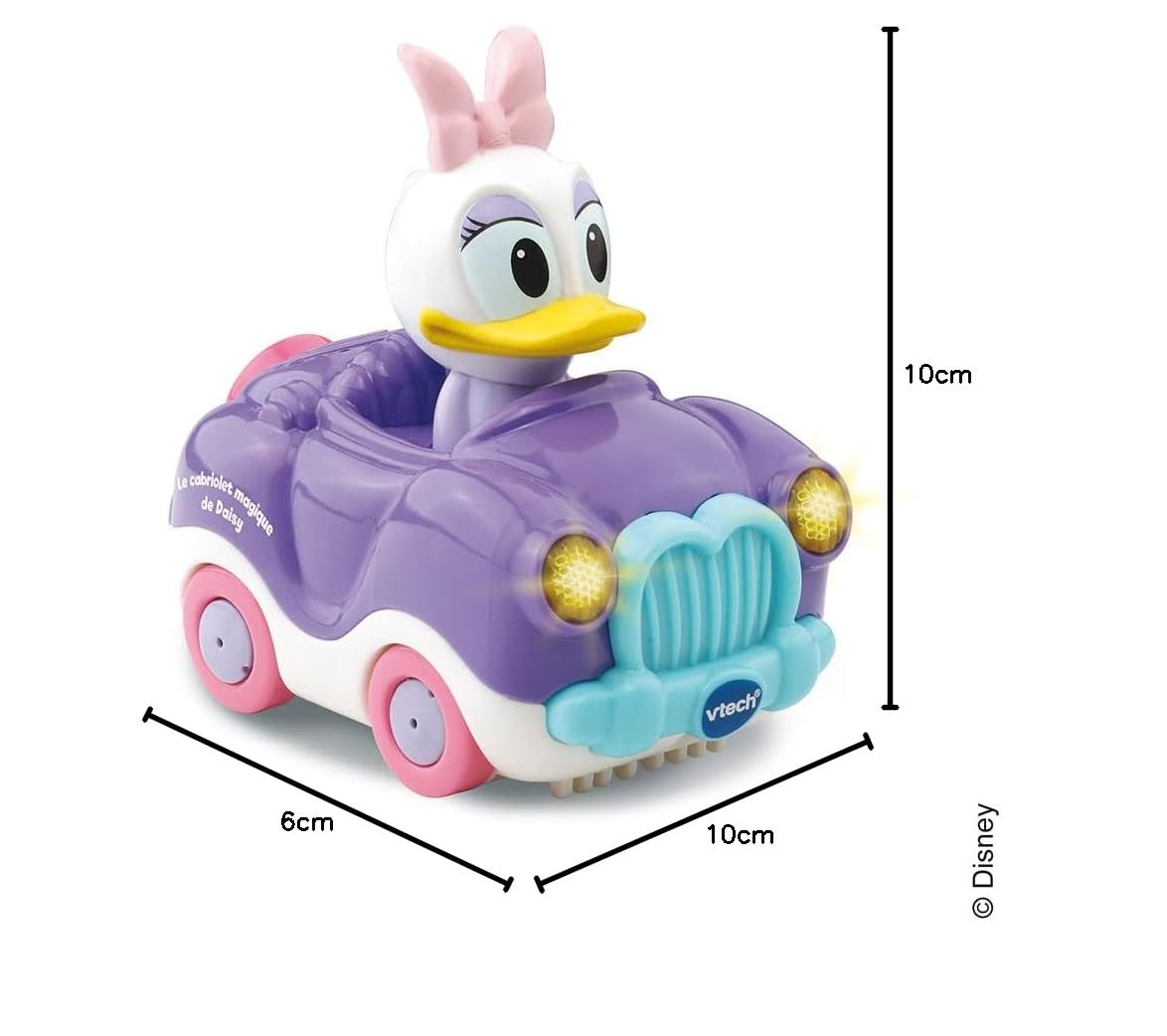 VTech - Tut Tut Bolides Disney, Coffret Trio Cabriolets, 3 Voitures Interactives, Minnie, Daisy Et Mickey Mouse, Jouet Musical Et Sonore, Cadeau Enfant De 1 an Ã€ 5 Ans - Contenu en Français