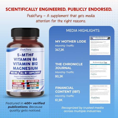 PEAKPURY 5-MTHF Complex with B12 and Magnesium