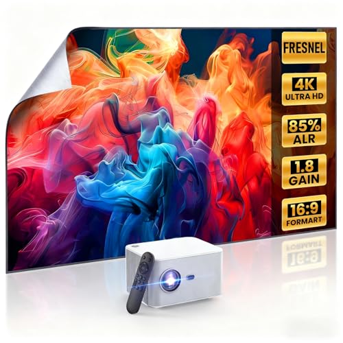 [Built-In App Smart Projector and Fresnel 85% ALR Screen] Daylight Screen 1.8dB Gain 100% sRGB...