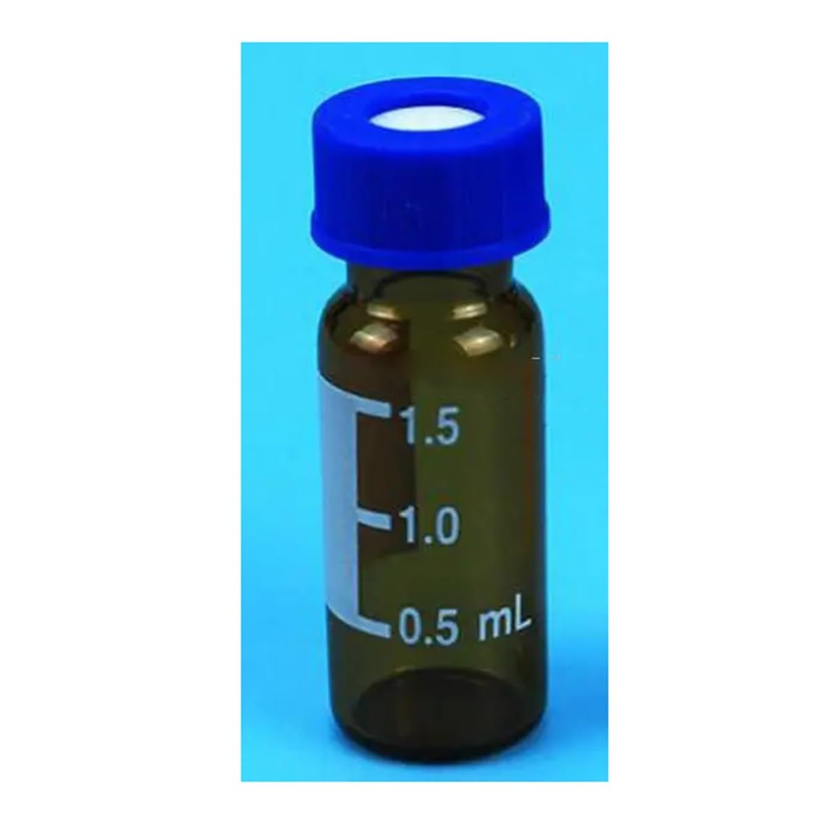 Szkło laboratoryjne 100 fiolek przezroczystych/brązowych z zakrętką, automatyczna butelka do analizy o pojemności 2 ml i 4 ml.(Brown 4ml nie skale)