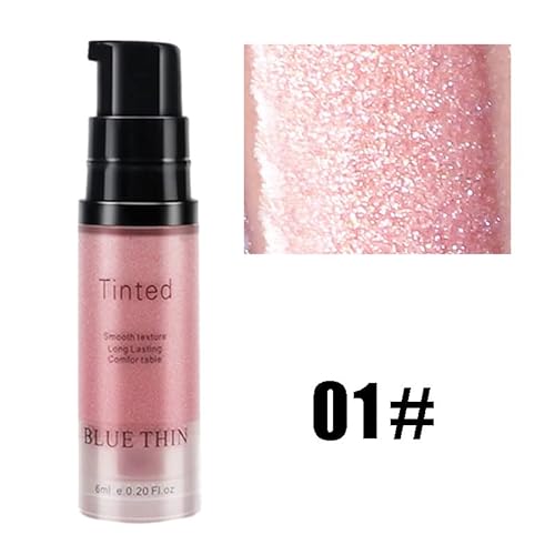 Liquid Highlighter Makeup, Shimmer Illuminating Brightener, Long Lasting Glow Up Eye Face Body Makeup #TOP1