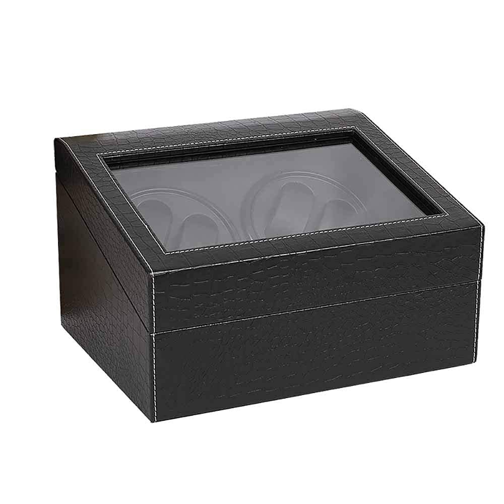 NZPOST Automatic Watch Winder, Can Accommodate 4 + 6 Watches, Ultra-Quiet Anti-Magnetic Motor, Soft and Flexible Pillow