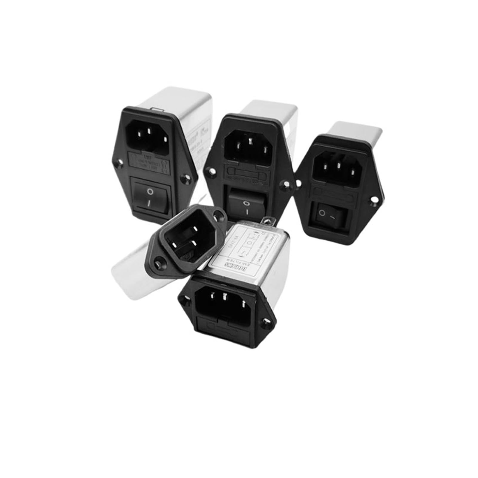 Divers filtres de Puissance, Filtre Trois en Un avec Interrupteur et fusible (Size : DBI6-10A)