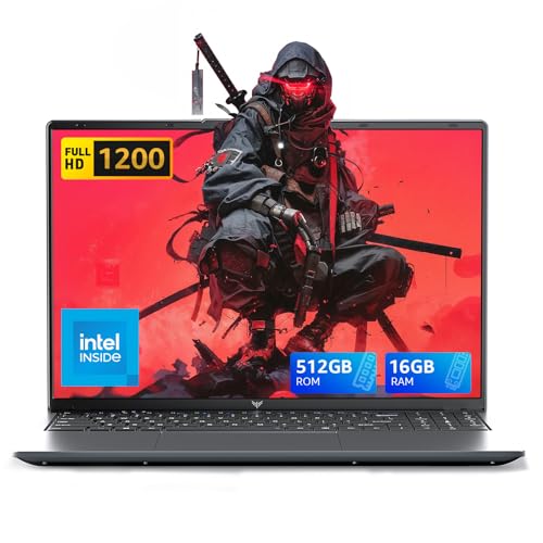 2025 ACEMAGIC LX16 Laptop, 16-inch FHD (1920 x 1200) Display,Intel Alder Lake-N N97 (4C/3.6GHz),...