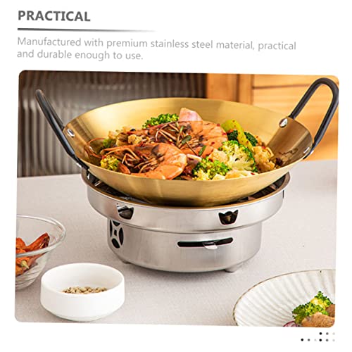 Wok de Acero Inoxidable para Cocción Hogareña 24 cm miniatura 6
