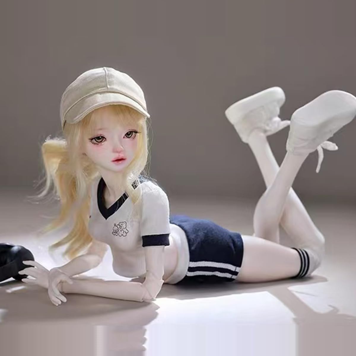 Niedlich 1/4 BJD-Puppe 44cm SD-Puppen Anziehpuppe Kugelgelenkpuppe mit Sportbekleidungsset, Handgemachtes Make-up, Weihnachten