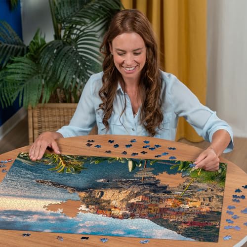 Puzzle 1500 pièces Vue sur les Cinque Ravensburger France - vue 5