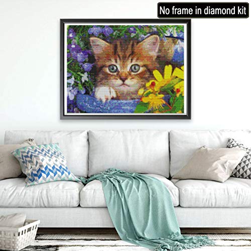 Showker Fai da Te Diamond Painting 5D Kit Fiore di...