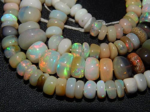Perles opale d'Éthiopie 16,5 pouces LKBEADS pour fabriquer un bijou d'anniversaire personnalisé