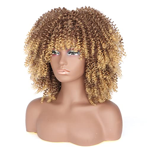 Perruque afro kinky courte PORSMEER : la solution contre les cheveux plats sans volume - 5