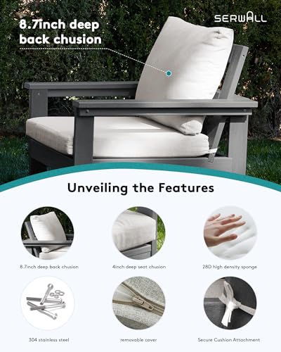 Serwall Hdpe Patio Conversation Set thumb #3