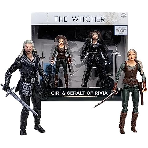 McFarlane - The Witcher Netflix 7in 2pk - Geralt and Ciri (Season 3) Cover
