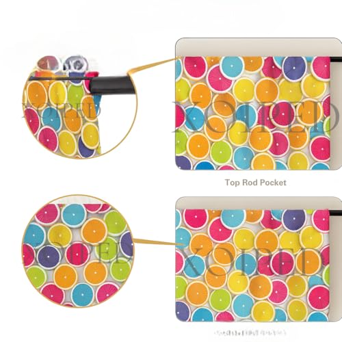 Image of Premium Printed Kitchen Counter Curtain with Rod Pocket (Limbu Sink Curtain)