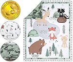 The Peanutshell 3 Ensemble de literie pour bébé en pièces pour garçons - Nouveau-né, nourrisson & Ensemble de lit pour nourrisson avec feuille de lit encastrée, consolateur à volants de poussière - Bois Camo