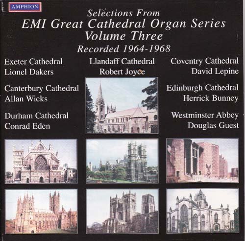 EMI Great Cathedral Organ Series Volume 3 : 1964 - 1968