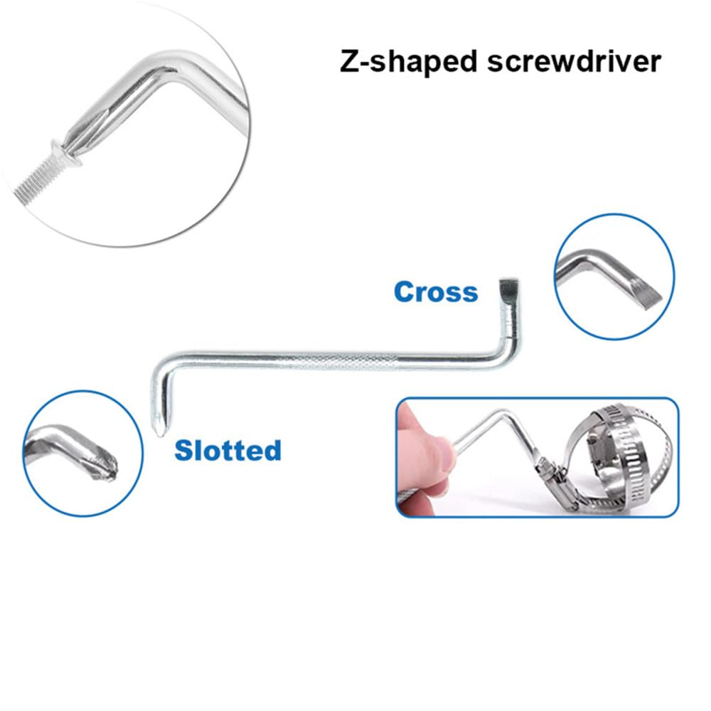 Collier de Serrage pour Tuyau Jubilee Clips Lot de 5 Colliers de Serrage réglables en Acier Inoxydable 304 for conduites de Carburant, Tailles Multiples(72 95mm)