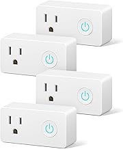 BN-LINK WiFi & Bluetooth Smart Plug, Heavy Duty Smart Timer Outlet Works with Alexa & Google Home Assistant, Remote & Group Control, No Hub Required, ETL & FCC Certified, 2.4GHz WiFi Only, 4 Pack