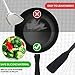 2 Pack Silicone Thin Omelet Turner, Heat Resistant Crepe Spatula for Nonstick Cookware, Pancake Spatula for Egg Cake Pizza Steak Omelet Crepes (Black)