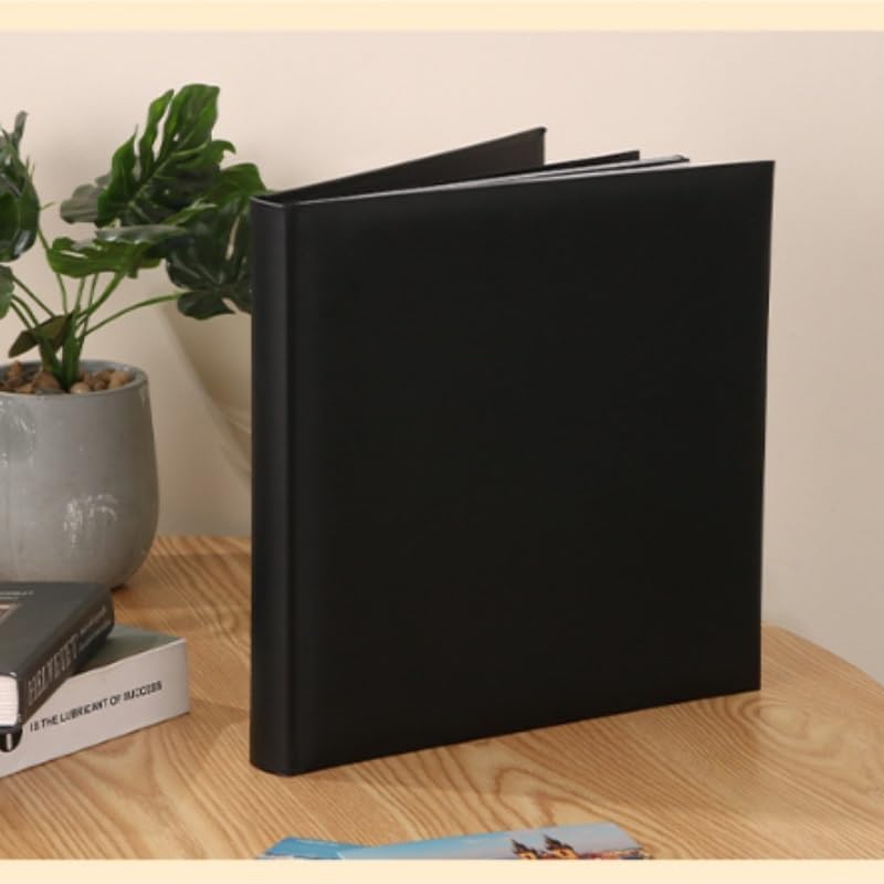 PU Cover Wax Paper Black Card Handmade Album