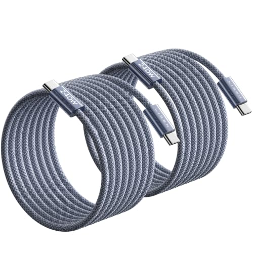 LISEN USB C to USB C Cable 10ft, 240W Long USB C Cable Fast Charging