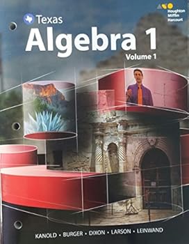 Paperback Texas Algebra 1 (Go Math!) Book