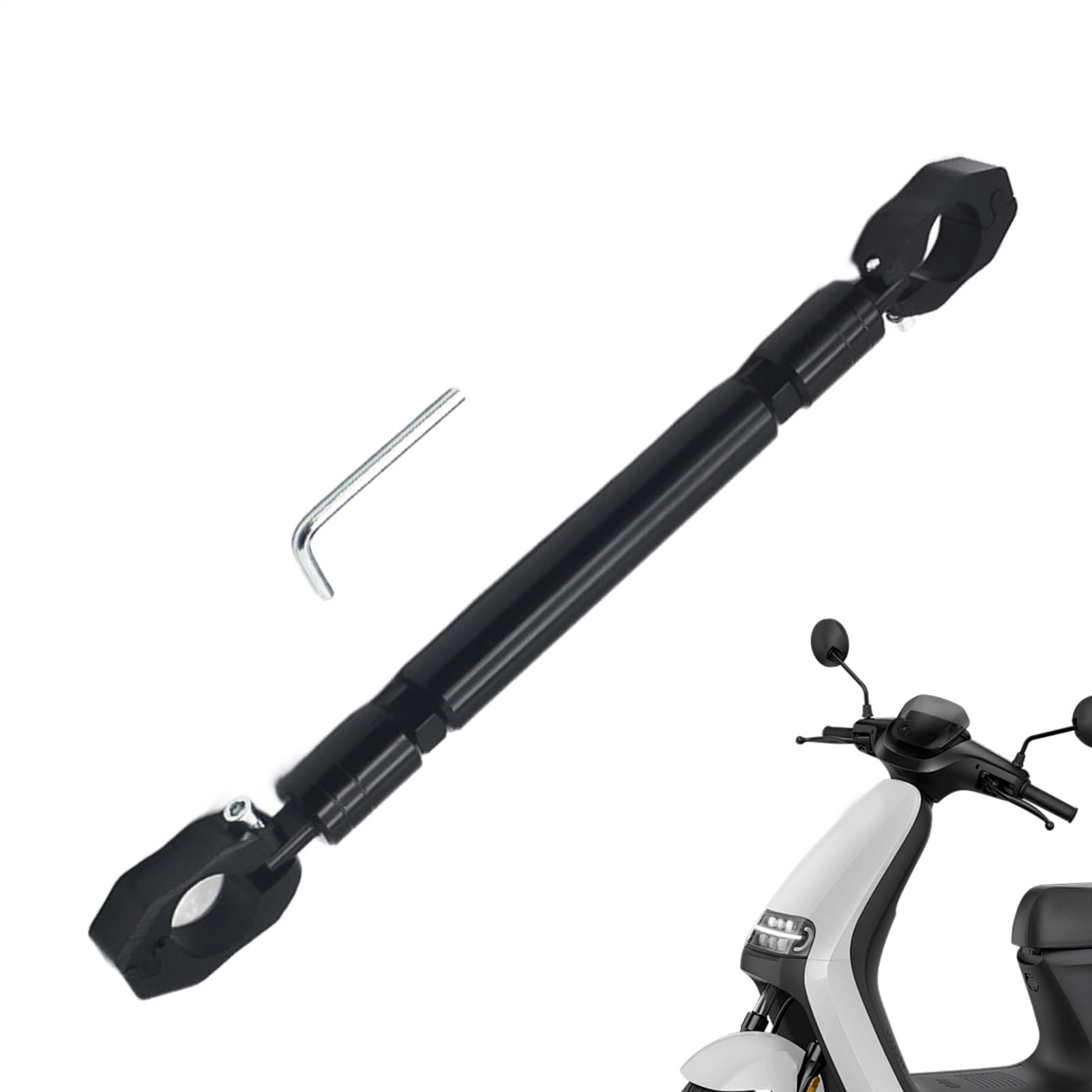 Barra di bilanciamento moto - Staffa stabilizzatore sterzo per accessori moto | Strumento di modifica per fissaggio del telefono cellulare, illuminazione LED, supporti GPS e regolazione del manubrio