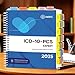 Index Tabs for ICD-10-PCS Expert 2026/2025 (Book not Included)84 Color-Coded Clear PVC Book Tabs, Side & Top Tabs with Code Ranges, Alignment Card Page Numbers Bookmark, Laminated Repositionable