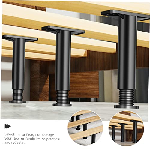 Patas ajustables para cama soporte central de muebles resistente juego de 4 5