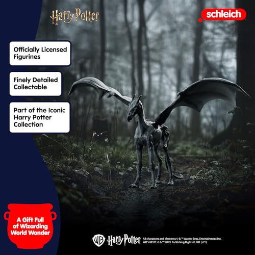 Schleich 13996 Thestral, Da 6 Anni, Wizarding World - Figura, 21 X 16 X 18 Cm - 8