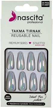 Nascita 24-Piece False Nail Hologram - 197